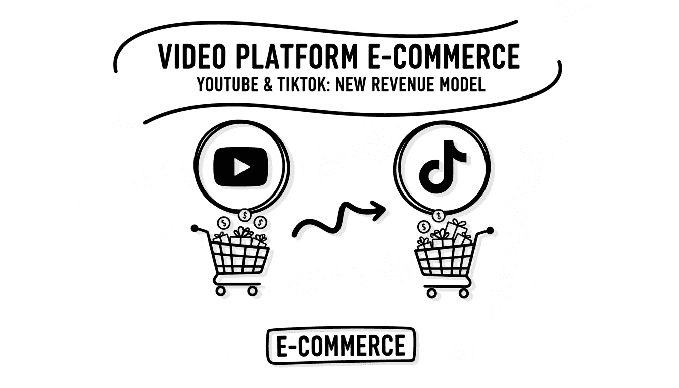 動画プラットフォームのEC化:YouTubeとTikTokが示す新たな収益モデル
