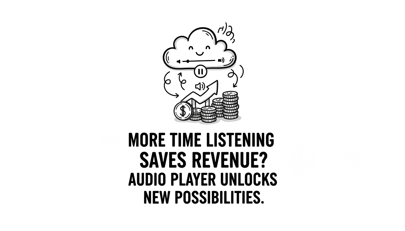 滞在時間が広告収益を救う?音声プレイヤーが開く新しい可能性